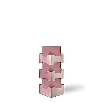 Lampada Da Scrivania-Ufficio Moderna Building Polilux ® Pink Metal 1 Luce E27