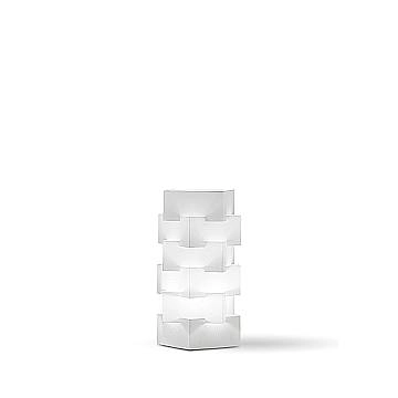Lampada Da Scrivania-Ufficio Moderna Building Polilux ® Bianco 1 Luce E27