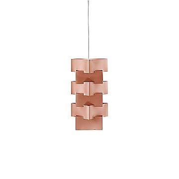 Sospensione Moderna Building Polilux ® Rame E Metallo Cromo 1 Luce E27 Sospensione Moderna Building Polilux ® Rame E Metallo Cromo 1 Luce E27