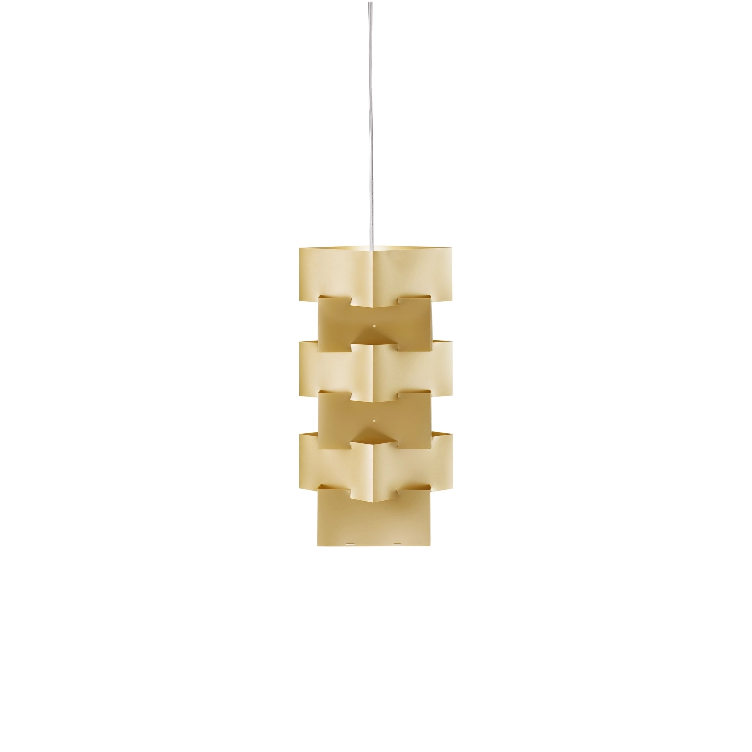 Sospensione Moderna Building Polilux ® New Gold E Metallo Cromo 1 Luce E27 BLD/S/36/NGLD