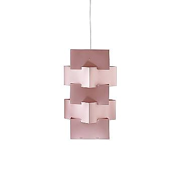 Sospensione Moderna Building Polilux ® Pink Metal E Metallo 1 Luce E27 H60Cm Sospensione Moderna Building Polilux ® Pink Metal E Metallo 1 Luce E27 H60Cm