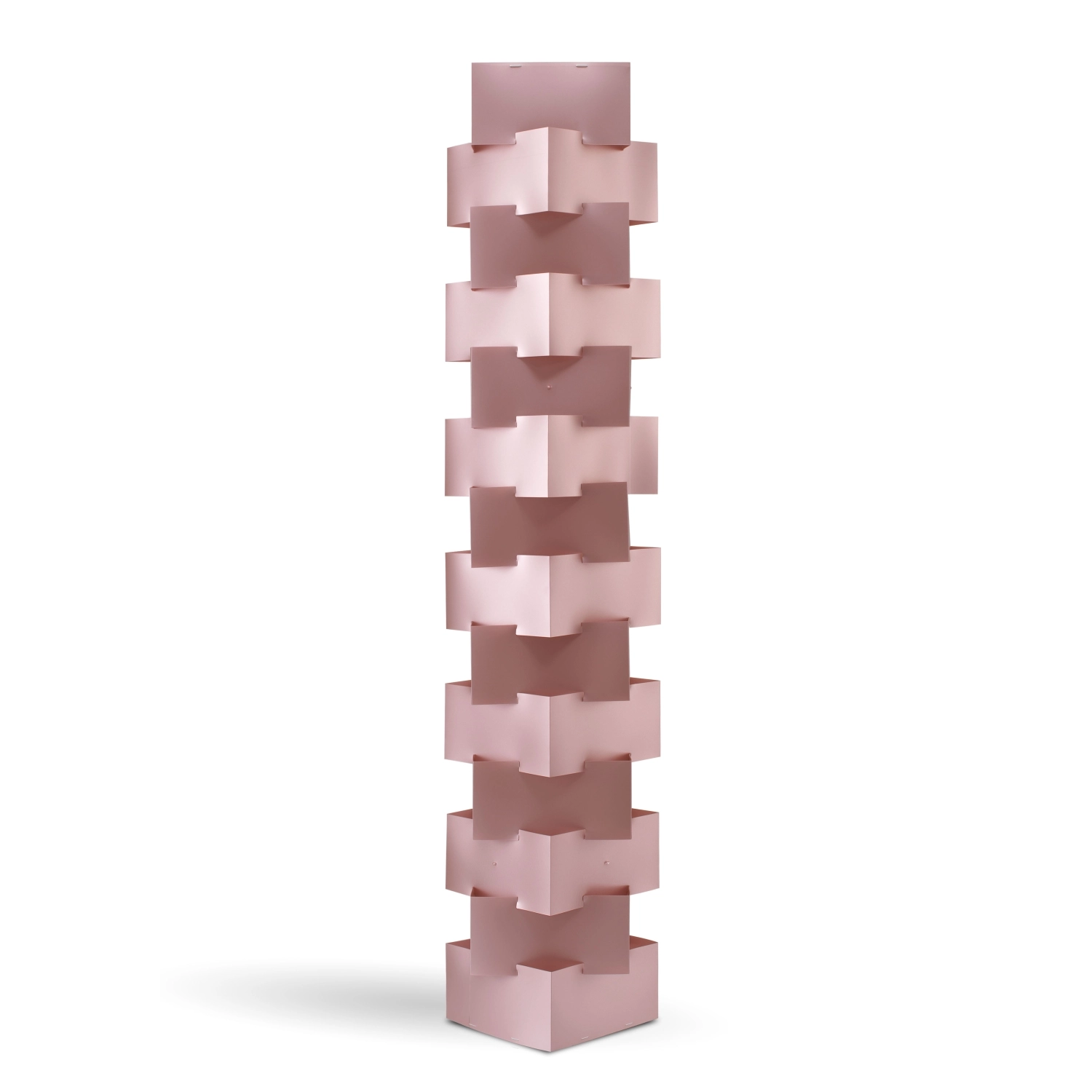 Piantana Moderna Building Polilux ® Pink Metal E Metallo Bianco 3 Luci E27 BLD/T/170/PKM
