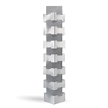 Piantana Moderna Building Polilux ® Argento E Metallo Bianco 3 Luci E27 Piantana Moderna Building Polilux ® Argento E Metallo Bianco 3 Luci E27