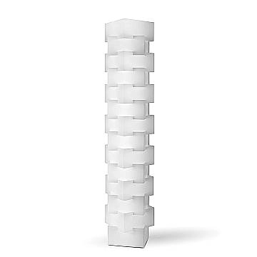 Piantana Moderna Building Polilux ® Bianco E Metallo 3 Luci E27 Piantana Moderna Building Polilux ® Bianco E Metallo 3 Luci E27