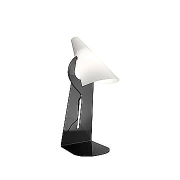 Lampada Da Scrivania Moderna Calle Polilux ® Fumè Materie Plastiche 1 Luce E14