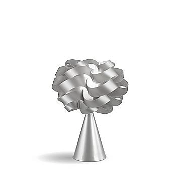Lampada Da Scrivania-Ufficio Moderna Cloud Polilux ® Argento 1 Luce E14