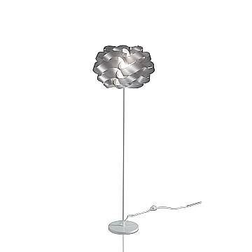 Piantana Moderna Cloud Polilux ® Argento E Metallo 1 Luce E27