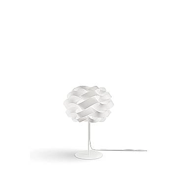 Lampada Da Scrivania-Ufficio Moderna Cloud Polilux ® Bianco E Metallo 1 Luce E14