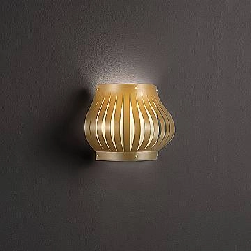 Applique Moderna Helios Polilux ® New Gold 1 Luce E27 H25Cm