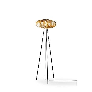 Piantana Moderna Flat Polilux ® New Gold E Metallo 1 Luce E27