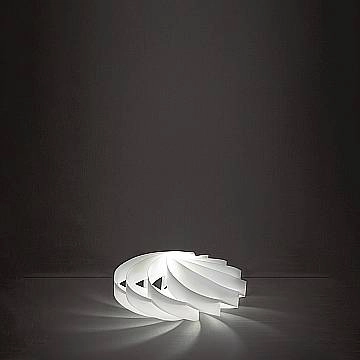 Lampada Da Scrivania-Ufficio Moderna Flat Polilux ® Bianco 1 Luce E27