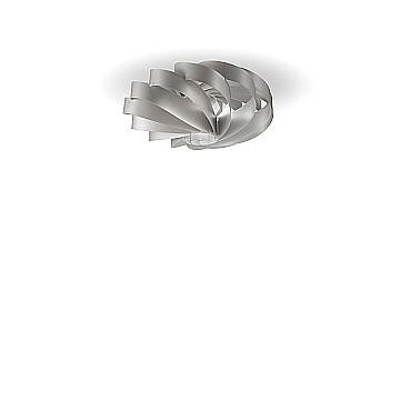 Plafoniera Moderna Flat Polilux ® Argento 3 Luci E27