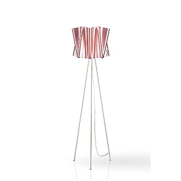 Piantana Moderna 3 Piedi Folio Polilux ® Pink Metal E Metallo 1 Luce E27