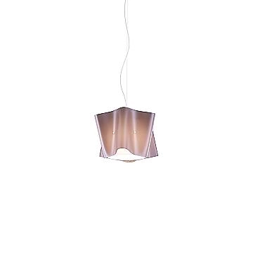 Sospensione Moderna Folio Polilux ® Pink Metal E Metallo Cromo 1 Luce E27