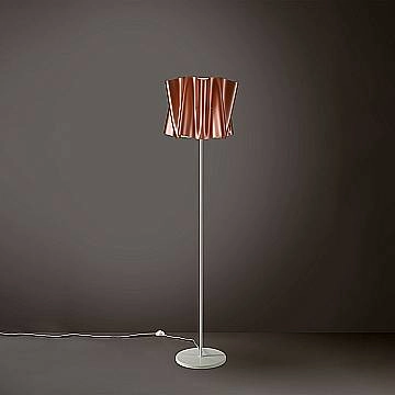 Piantana Moderna Folio Polilux ® Rame E Metallo 1 Luce E27