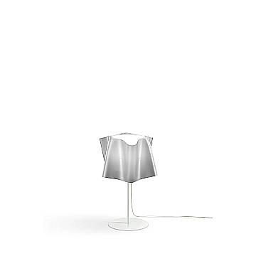 Lampada Da Scrivania Moderna Folio Polilux ® Argento E Metallo 1 Luce E27