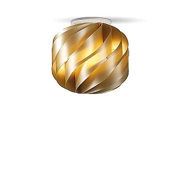 Plafoniera Moderna Globe Polilux ® New Gold 1 Luce E27 D40Cm