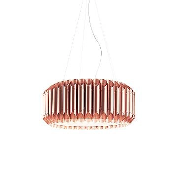 Lampadario Moderno Louise Polilux ® Rame E Metallo Cromo 3 Luci E27