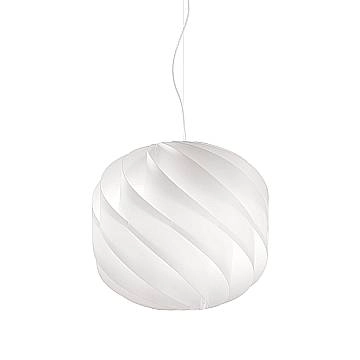 Sospensione Da Esterno Moderna Globe Polilux ® Bianco 1 Luce E27 D40Cm
