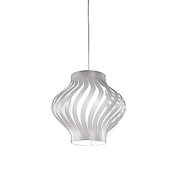 Sospensione Da Esterno Moderna Helios Polilux ® Argento 1 Luce E27