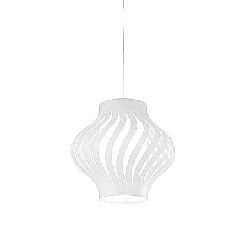 Sospensione Da Esterno Moderna Helios Polilux ® Bianco 1 Luce E27