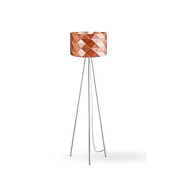 Piantana Moderna 3 Piediprisma Polilux ® Rame E Metallo 1 Luce E27