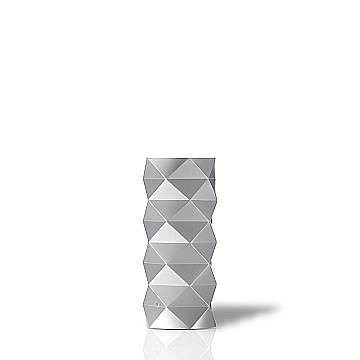 Lampada Da Scrivania-Ufficio Moderna Prisma Polilux ® Argento 1 Luce E27