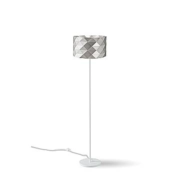 Piantana Moderna Prisma Polilux ® Argento E Metallo 1 Luce E27