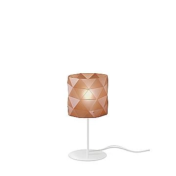Lampada Da Scrivania-Ufficio Moderna Prisma Polilux ® Rame E Metallo 1 Luce E27