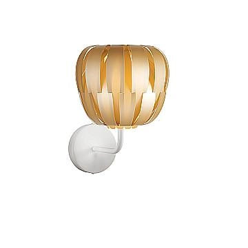 Applique Moderna Queen Polilux ® New Gold E Metallo 1 Luce E27