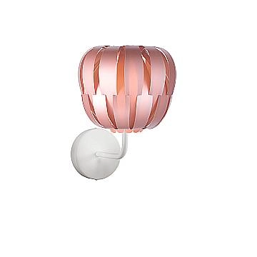 Applique Moderna Queen Polilux ® Pink Metal E Metallo 1 Luce E27