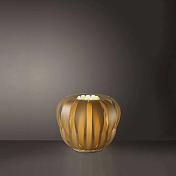 Lampada Da Scrivania Moderna Queen Polilux ® New Gold Metallo Bianco 1 Luce E27