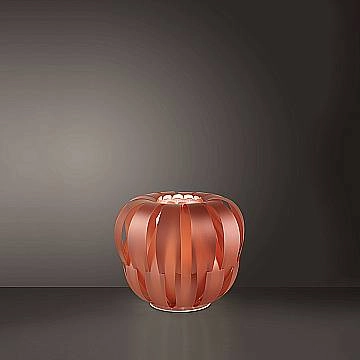 Lampada Da Scrivania Moderna Queen Polilux ® Rame E 1 Luce E27 D42Cm