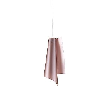 Sospensione Moderna Vela Polilux ® Pink Metal E Metallo Cromo 1 Luce E27 H68Cm
