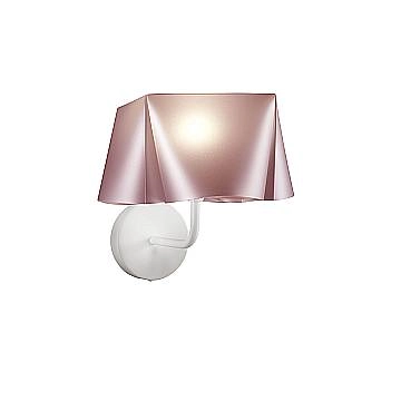 Applique Moderna Wanda Polilux ® Pink Metal E Metallo 1 Luce E14