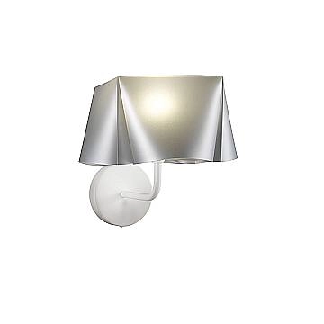 Applique Moderna Wanda Polilux ® Argento E Metallo 1 Luce E14
