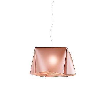 Sospensione Moderna Wanda Polilux ® Rame E Metallo Cromo 1 Luce E27