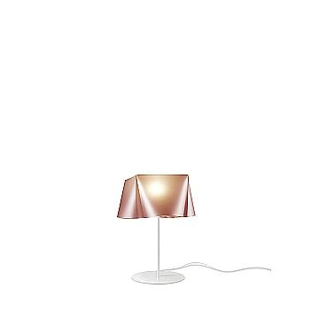Lampada Da Scrivania-Ufficio Moderna Wanda Polilux ® Rame E Metallo 1 Luce E14