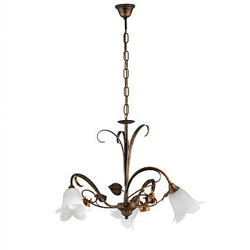 Lampadario Arte Povera Cestino 3 Luci Marrone e Bianco LuceArt Classic Lampadario Arte Povera Cestino 3 Luci Marrone e Bianco LuceArt Classic