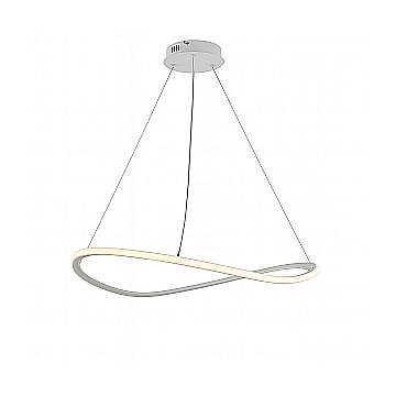 Sospensione Moderna Darwin Plastica Bianca Led 40W Dimmerabile 3000-4000-6000K