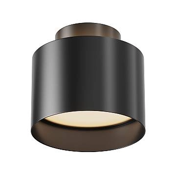 Maytoni Lampada da soffitto moderna Planet 1 luce LED integrato nero metallo