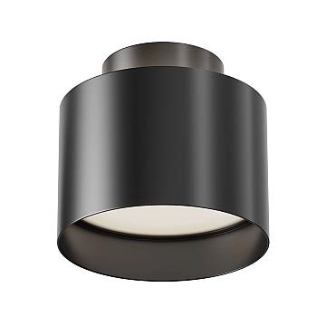 Maytoni Lampada da soffitto moderna Planet 1 luce LED integrato nero metallo