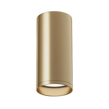 Maytoni Lampada da soffitto moderna Focus 1 luce GU10 oro metallo