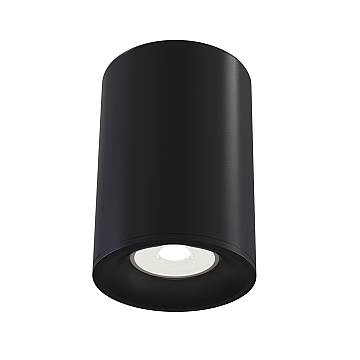 Maytoni Lampada da soffitto Slim 1 luce GU10 nero alluminio