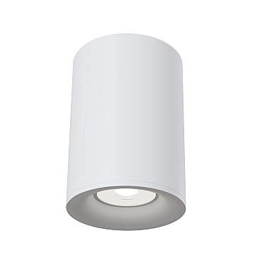 Maytoni Lampada da soffitto Slim 1 luce GU10 bianco alluminio