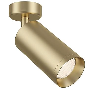 Maytoni Lampada da soffitto moderna Focus 1 luce GU10 oro metallo