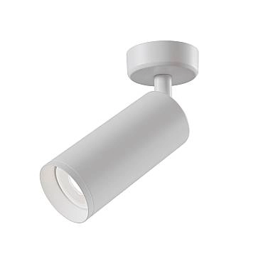 Maytoni Lampada da soffitto moderna Focus 1 luce GU10 bianco metallo