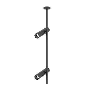 Maytoni Lampada da soffitto moderna Elti 2 luci GU10 nero metallo