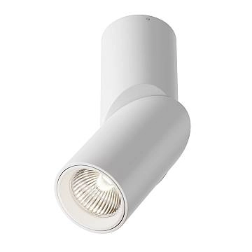 Maytoni Lampada da soffitto moderna Dafne 1 luce LED integrato bianco metallo