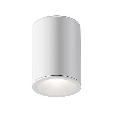 Maytoni Lampada da soffitto moderna Zoom 1 luce GU10 bianco metallo
